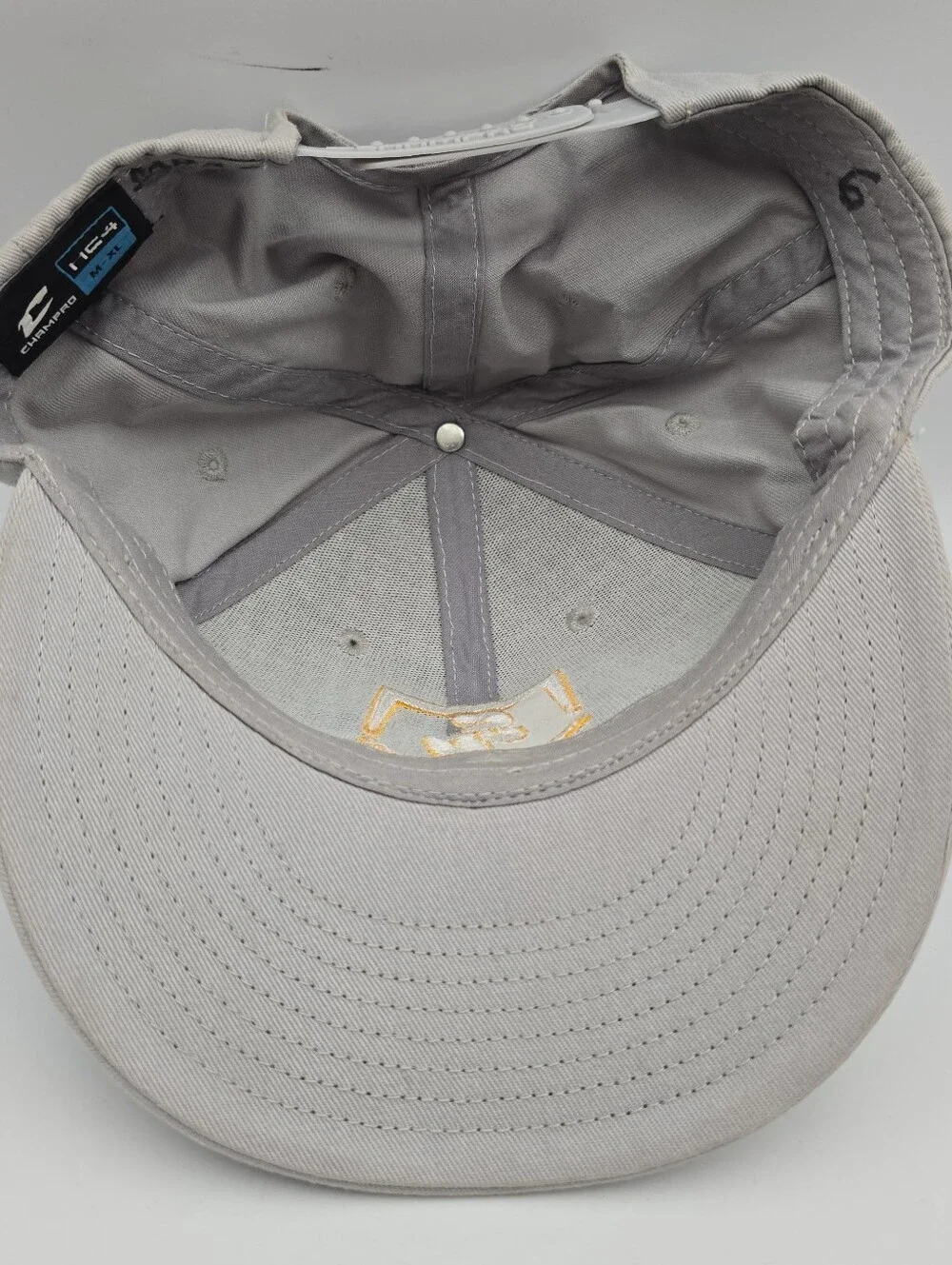 Champro SP Logo Gray Adjustable Snapback Baseball Cap Hat